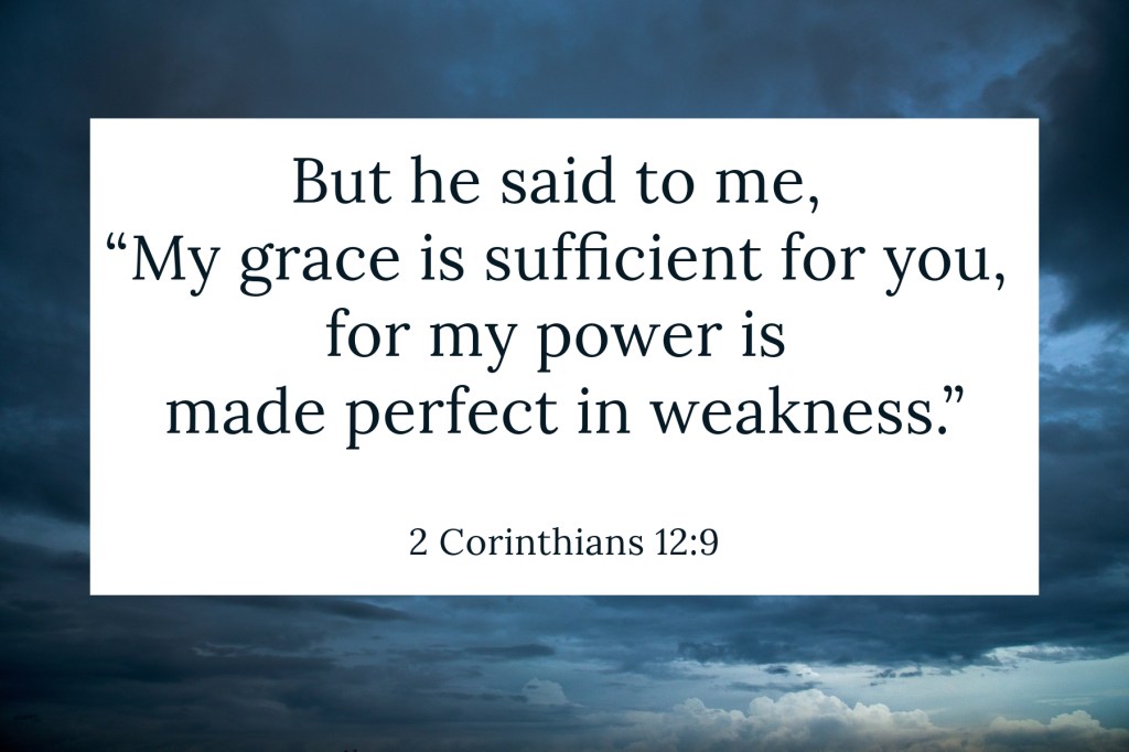 His grace is